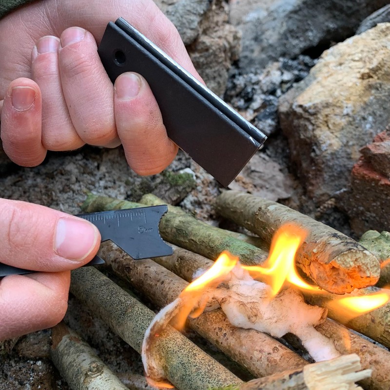 Magnesium Flint Fire Starter | Survival Fire Steel Blocks &