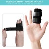 VerteLife 2 Piece Finger Splints Upgraded Trigger Finger Brace Breathable