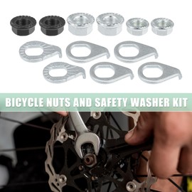 QUARKZMAN 1 Set Bicycle M8/M9.5/M10 Bicycle Nut M8/M10 Safety Disc