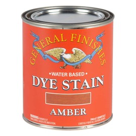 General Finishes Water Based Dye, 1 Quart, Amber