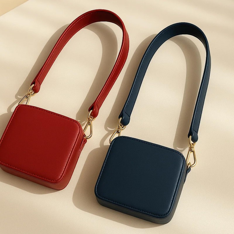 2 Pack Leather Replacement Straps, 19" x 1" Purse Shoulder