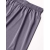 Soffe Boys' Interlock Short, Gunmetal (2 Pack), Medium