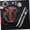 ABOOFAN 1 Set Stainless Steel Cutlery Fork Spoon Kit with
