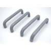 KLAMA Set of 4 Plastic Furniture Handles for Cupboards, Drawers