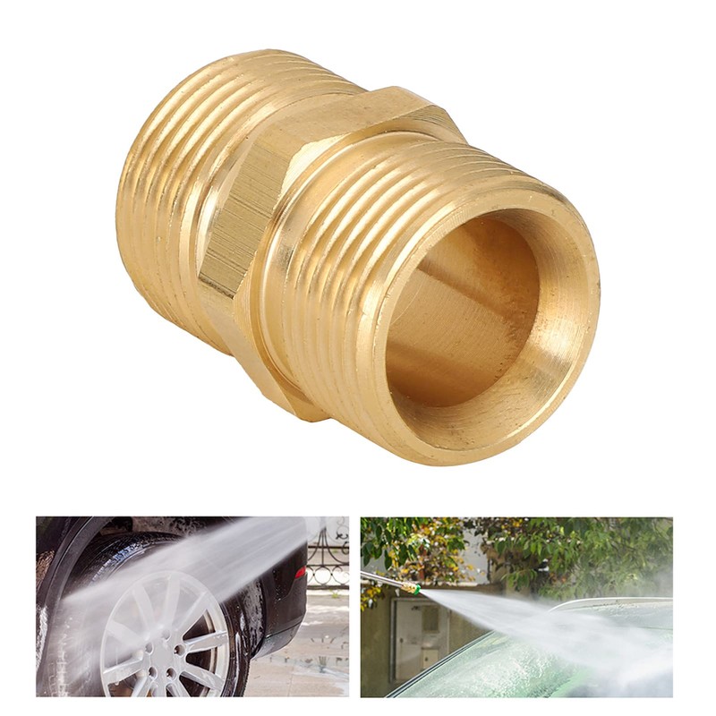 HEEPDD High Pressure Sprayer Adapter Brass M22 Metric Male Thread