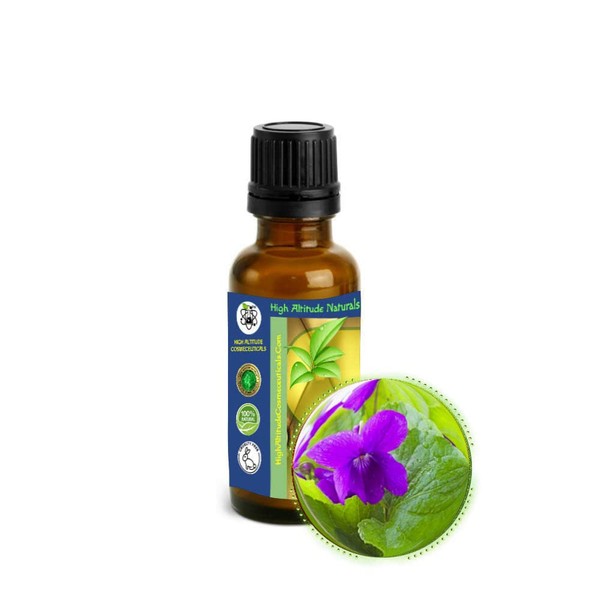 30ml (1oz) Violet Flower Absolute Essential Oil (Viola odorata) - 100% Pure Undiluted Uncut