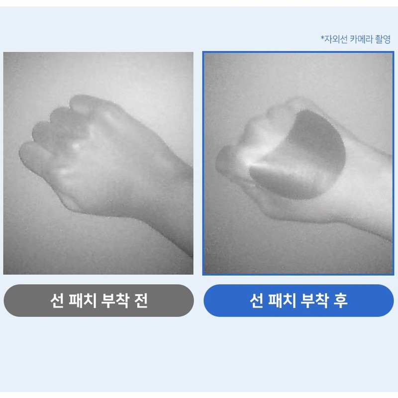GIK UV 자외선 차단 아웃도어 프로텍션 골프 썬 패치 5회분