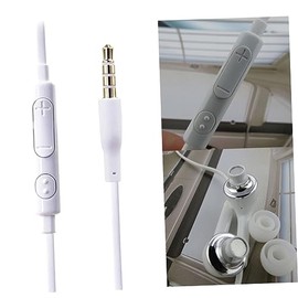 KOMBIUDA Stereo in Ear Earphones with Microphone Wired HiFi Headphones Sweatproof Design for Sports Ergonomic Fit Compatibility Sound Quality