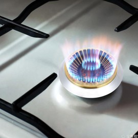 Hemoton Stainless Steel Fire Cover 5.9 Inch Gas Stove Burner Cap Stove Top Protector for Even Heat Distribution and Easy Cleaning