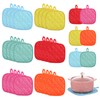 24 Pcs Pot Holders for Kitchen, Heat Resistant Quilted Hot