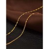 UNAHKTHY 14K Yellow Gold Rope Chain Pendant Necklace - Choose