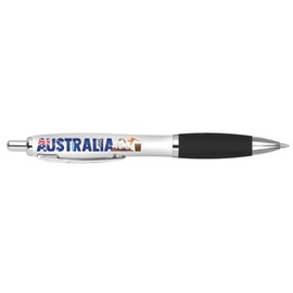 DV DESIGN 1 x Australia Black Pen - Sydney Flag Landmarks Travel Holiday Stationary School Equipment Teacher Friend Girls Boys Birthday #81415