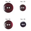 Plush Addict 10 Pack of Round Burgundy Fish Eye Buttons