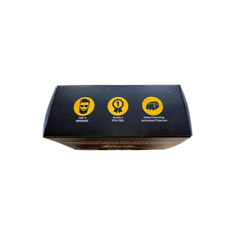 Fresh and Fly Charcoal Beard Soap – Deep Cleansing with