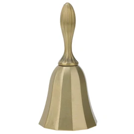 TEHAUX Restaurant Reception Bell Vintage Metal Hand Bell for Service Bar Hotel Zinc Alloy Craft Bells Table Bell