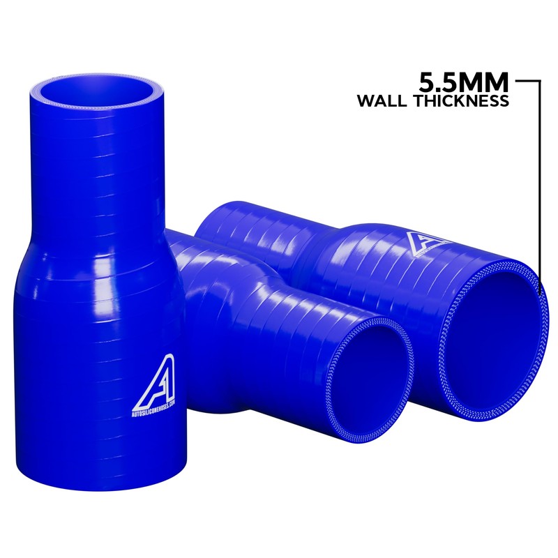 63mm (2.5") to 51mm (2") Straight Reducer Hose Coupler Intercooler