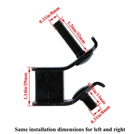 KIKITE Generator Anti Vibration Rubber Mount for 2000w 3000w 3500w 4000w 4750w Compatible with Champion Firman Predator Open-frame Generators Shock-Absorbing Feet 4 Pcs (2 left and 2 right)