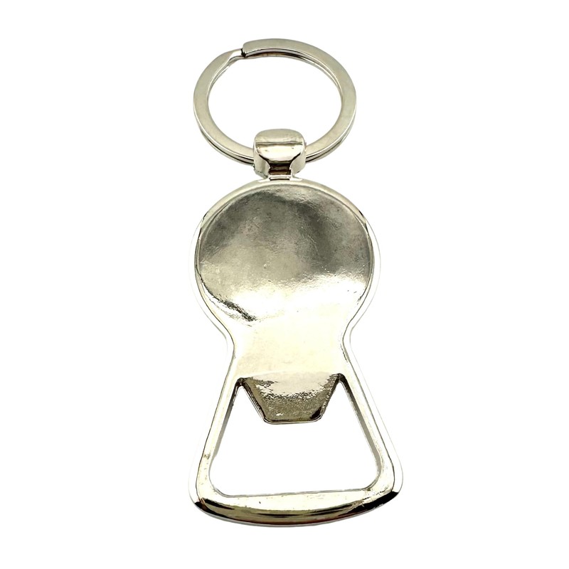 Florida Manatee Keychain Metal Key Ring Bottle Opener Souvenir of