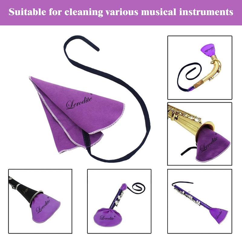 Lerodite Cleaning Cloth Swab for Inside Tube Suitable for Clarinet