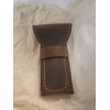 Parker Safety Razor Brown Jeereal Genuine Leather Double Edge Safety