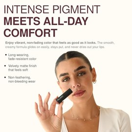 Palladio Labial Mate de Larga Duración Cremoso Cobertura Completa Magnificent Magenta