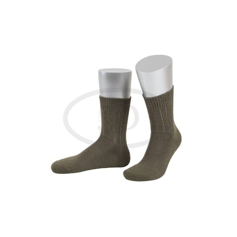 JDRAZOR German Army Socks with Plush Sole in Olive, Size