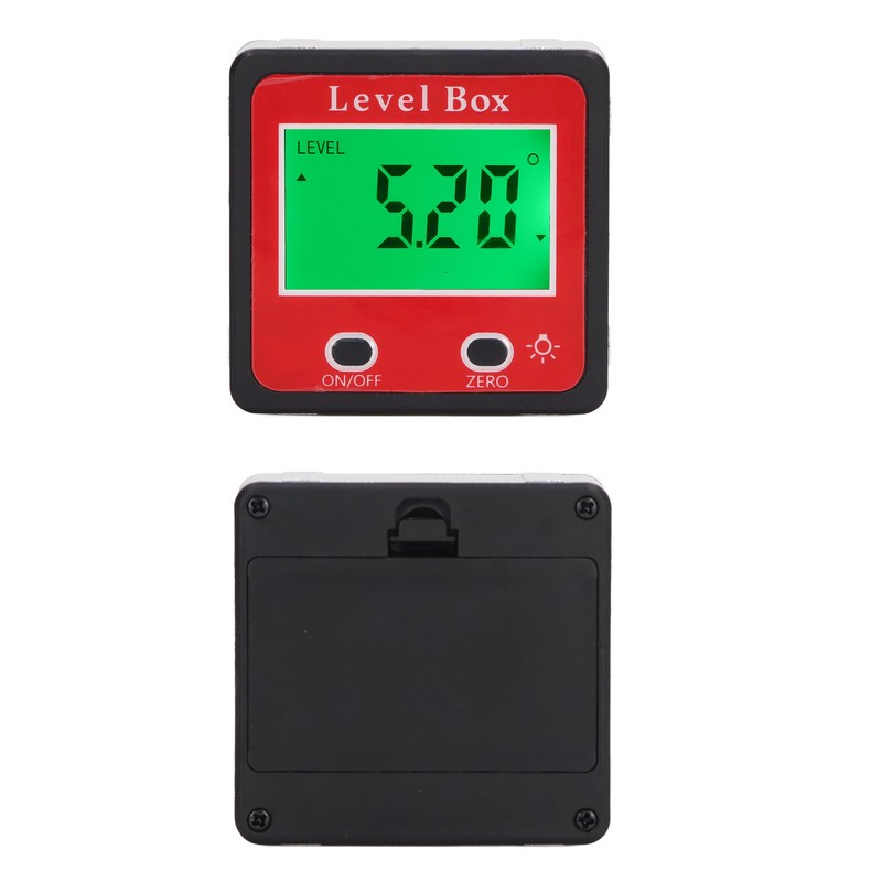 Digital Level Box LCD Display Angle Finder High Accuracy Inclinometer