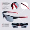 OPTX Europe Sports Glasses with Polarised Lenses, Lightweight Frame, Ergonomic