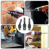 Pyatofyy 3 Pcs Drill Socket Adaptor Set, 1/4", 3/8", 1/2"