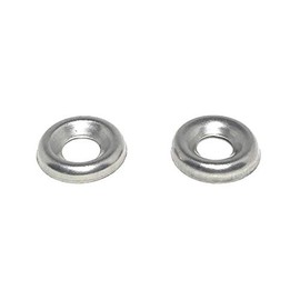 #6 Stainless Steel (316 Marine Grade Stainless) Finishing Washers Cup Washers Countersunk (100 Pieces)