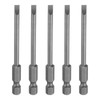 QUARKZMAN 5 Pieces Flat Head Slotted Tip Screwdriver Bits Set