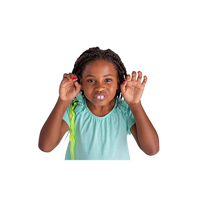 Fun Express 24 Pieces Easter Bunny Teeth, BPA Free Plastic,