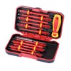Geevorks 13-Piece Insulated Screwdriver Set Including Voltage Tester, TPR Handle,