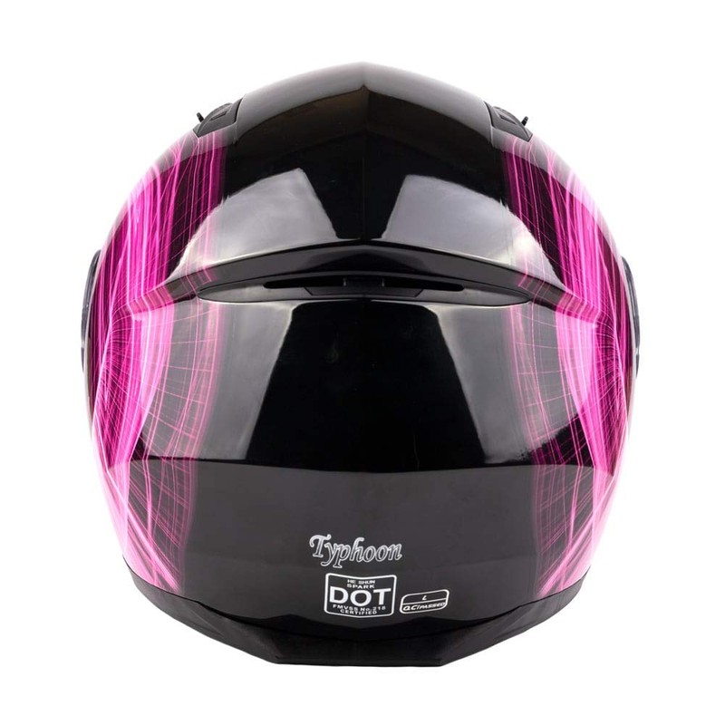 Typhoon TH158 Adult Women's Modular Full Face Motorcycle Helmet Flip-Up