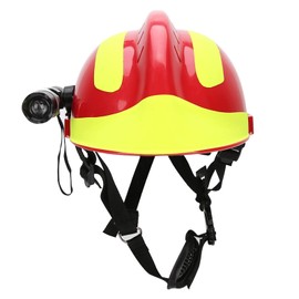 Emergency Helmet,Fire Helmet,Closed Headlights and Goggles,Outdoor Running Foot,Camping Equipment,Safety Safety Helmet,High Temperature Blocking