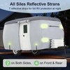 Fiberglass Travel Trailer Cover 7 Layers Breathable Waterproof Rip-Stop Camper