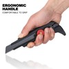 HAUTMEC 18mm Heavy Duty Utility Knife with Fin Design, Ratchet