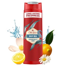Old Spice Deep Sea 3-in-1 Multi-Purpose Shampoo for Hair, Face and Body 250 ml, Long Lasting Freshness, Fragrance Quality, Deep Cleansing