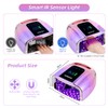96W UV Nail Lamp, Wireless Portable Rechargeable UV Light for