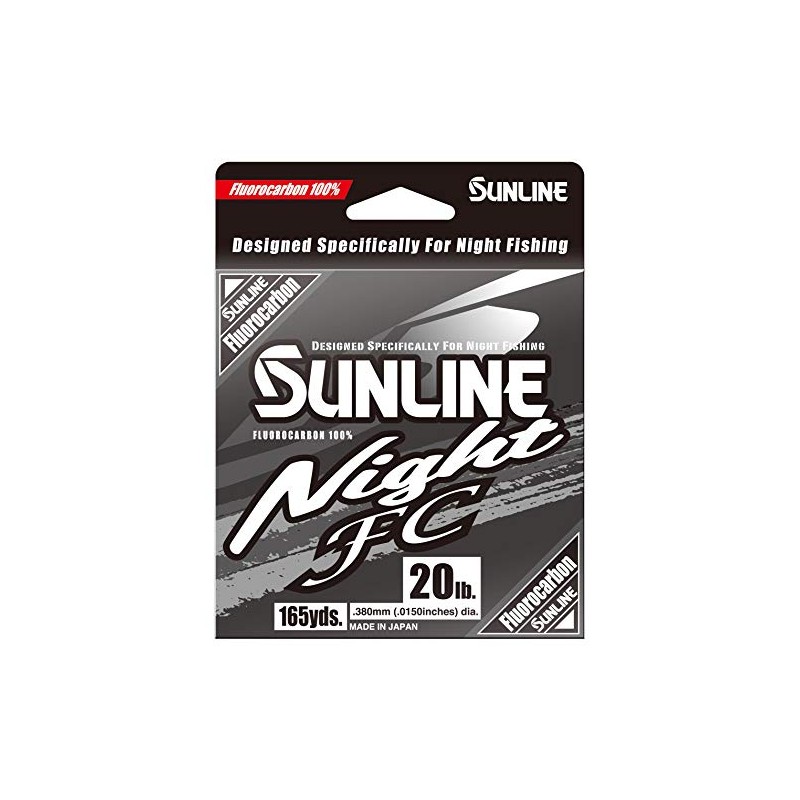 Sunline Night Flourocarbon 20lb 165 yd Clear Blue