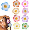 XFSRG 9 Stück Haarklammer Damen Gradient Farbe Blumen Elegant Blumen Haarklammer Strand Party haarklammern für den Strandurlaub