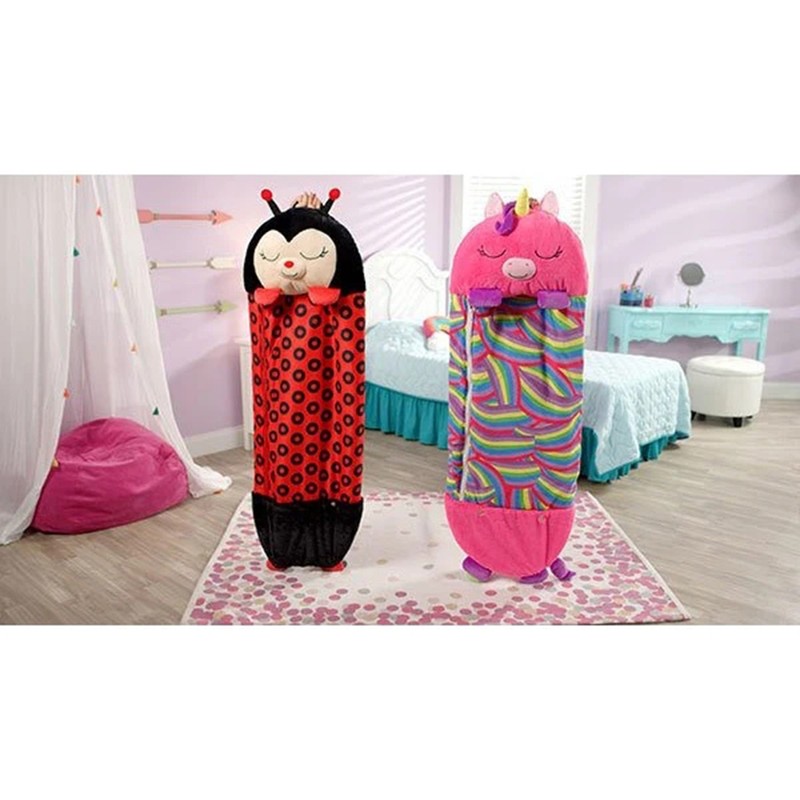 (unprocessed Knowledge) Children's Lazy Sleeping Bag Dolls Coated Pajamas Sleeping