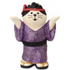 Deco Corporation concombre ZCB-35255 Glitter Samurai Cat Size: Approx. W4.6