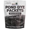 Reflective Black Pond Dye Packets - 6 Water Soluble Packs
