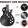 Guitar Vinyl Wall Clock – Silent Non-Ticking 30x30cm Decorative Clock