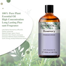 Phatoil Aroma Oil, Rosemary, 3.4 fl oz (100 ml), Essential Oil, Essential Oil, Gift
