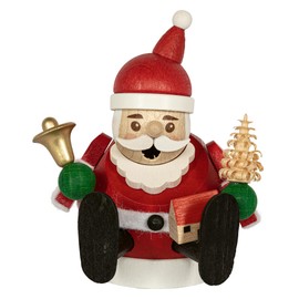 Räuchermännchen Mini sitzend - Weihnachtsmann - 9 cm