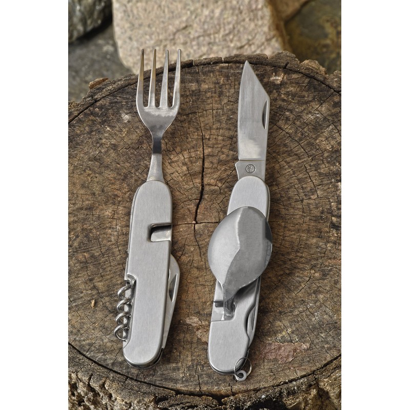 SE KC5006S 7-in-1 Multi-Function Camping Tool Stainless Steel