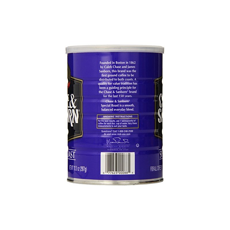 Chase & Sanborn Coffee, Special Roast Ground, 10.5 Ounce