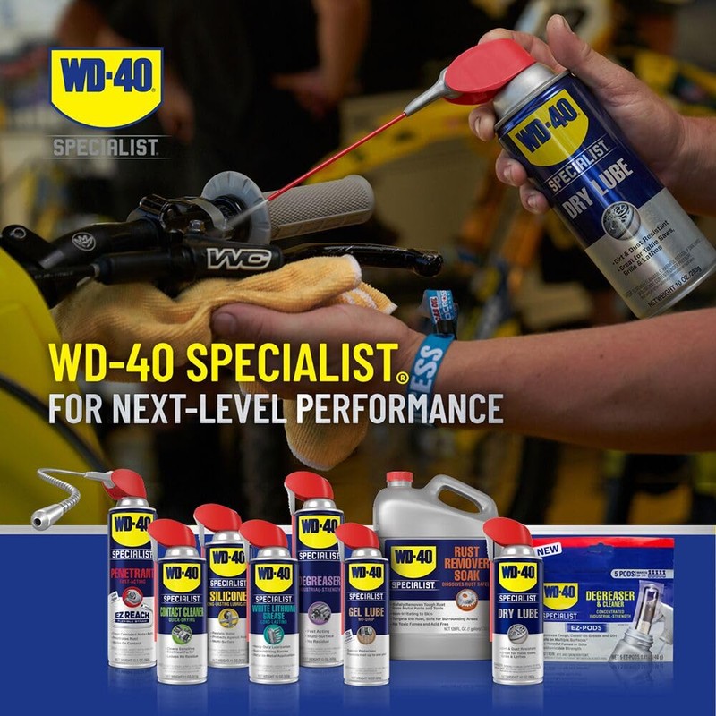 WD-40 Specialist Dry Lube with Smart Straw, Lubricant for Corrosion